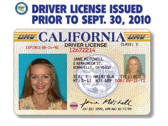 drivers license number california generator